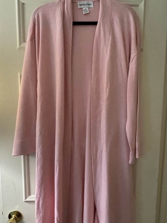 Bloomingdale's Other - Bloomingdale's Pale Pink Silk-Cashmere Robe. Size 3x